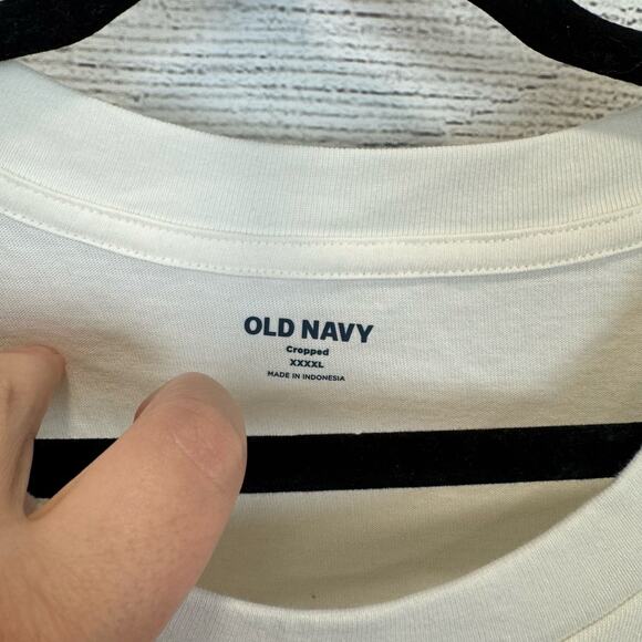 Old Navy Men's Cream Cropped Short Sleeve Monaco Summer Graphic Tee Size XXXXL - Picture 4 of 6